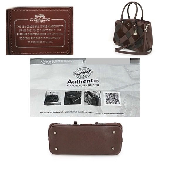 RARE!! Coach Leather & Suede Patchwork Empire Carryall Shoulder Bag MSRP $525 - Picture 10 of 11